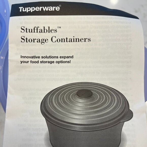 Never Used Tupperware Fridge Stackable & Stuffables Set - Picture 16 of 16